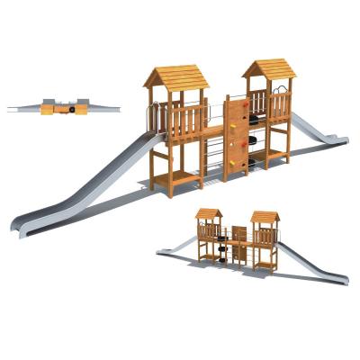 China Popular Schools Stainless Steel Tube Slide For Indoor Playground for sale