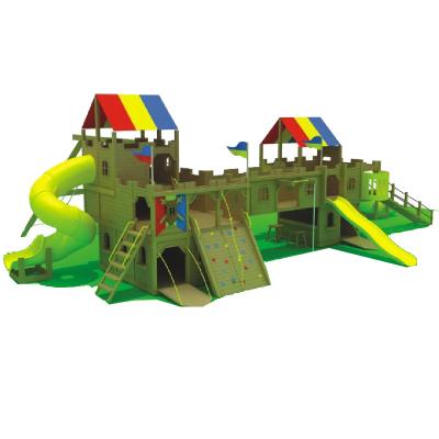 China China Schools Kindergarten Kids Outdoor Wooden Playground Equipment for sale