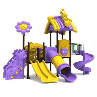 China Outdoor School Children Play Ground House Equipment With Swing for sale