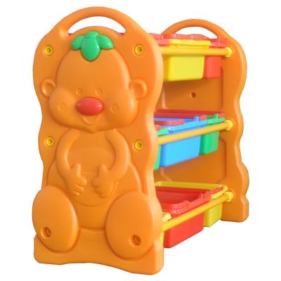 China Schools Love Bear Kids Play Shelf Kindergarten Furniture for sale