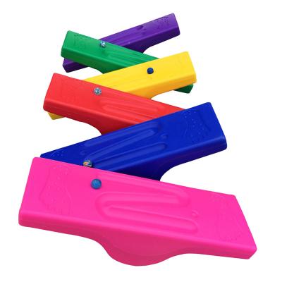 China Schools Garden Fun Game Plastic Rock Seesaw Children Toys Plastic Kindergarten Balance Beam for sale