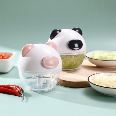 China Lihanrui Viable Kitchen Accessory Manual Pull Chopper Kitchen Gadgets Manual Food Chopper Hand-Powered Vegetable Chopper for sale