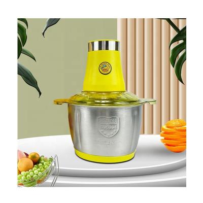 China Lihanrui Multifunctional Mini Electric Meat Chopper Chopper Viable Stainless Steel Small Vegetable Mixer for sale