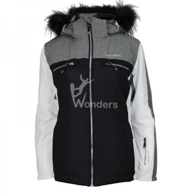 China Beste wasserdichte Ski Jacket Womens Outdoors Snowboarding-Jacke mit Pelz zu verkaufen