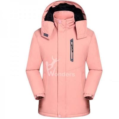 China Sport-Ski Jackets Mountain Windproof Winter-Mantel Women S mit abnehmbarer Haube zu verkaufen