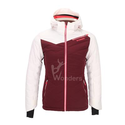 China Zip-Wegsport Ski Jackets Winter Snow Coat Women S zu verkaufen