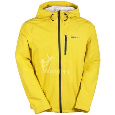 China Mens HardShell Rain Waterproof Jackets Hoodie Windbreaker Waterproof for sale