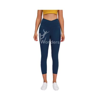 China Womens Hip Raising High Waist Sport Leggings Yoga Capris Sportswear for sale