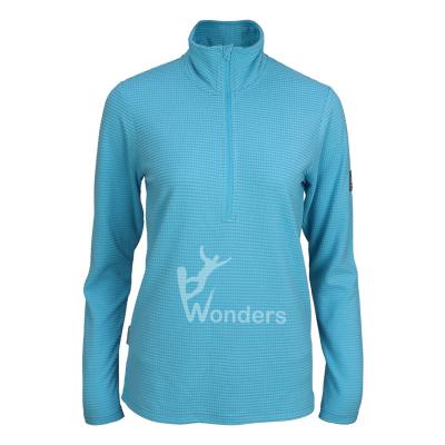 China Der Pullover-Kapuzenpulli-Sweatshirts der Frauen 100% aufbereitet 1/4 Zippullover zu verkaufen