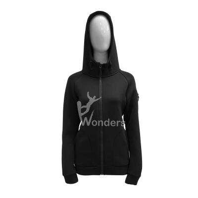 China Der vollen Frauen machen oben Pullover-Kapuzenpulli-Sweatshirt-Sandwich Hoodie-Jacke Reißverschluss zu zu verkaufen