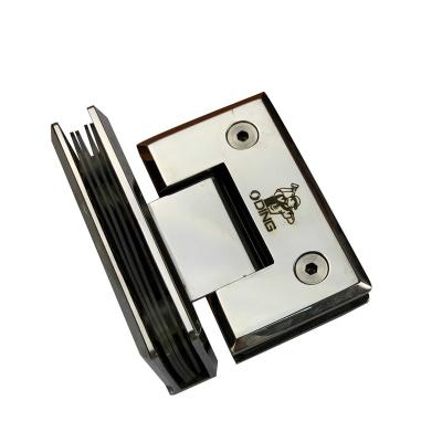 China Easy Installation 90 Degree Glass To Glass Brass Bathroom Door Shower Hinge for sale