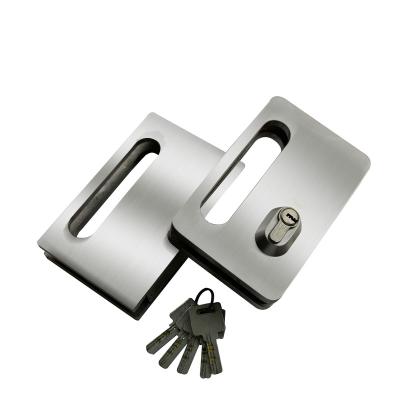 China Silding Modern High Quality Modern Stainless Steel Door Best Selling Glass Door Lock for sale