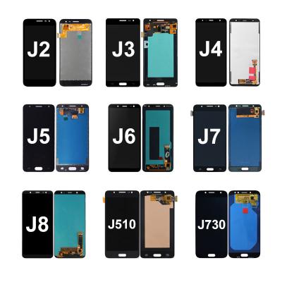 China lcd for samsung j6 j7 pro galaxy j2 j3 2016 j4 j5 pro j8 screen repair, display for samsung j250 j330 j500 j730 lcd replacement as mobile phone for sale