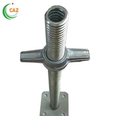 China Formwork Supporting Q235 Connection Base Jack Adjustable Scaffolding Leg for sale