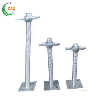 China Construction Q235 Acrow Steel Leveling Screw Jacks Adjustable Scaffolding Leg For Sale for sale