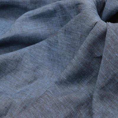 China High grade factory price organic youth yarn-dyed 100% organic bamboo linen fabric for clothing for sale