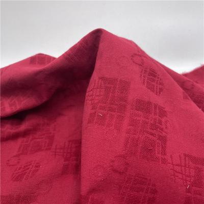 China Wrinkle heavy duty Shaoxing workmanship jacquard cotton rayon home deco materials reliable woven fabric for sale