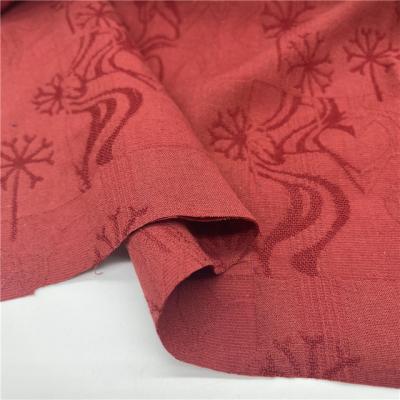 China Wholesale high quality heavyweight woven luxury viscous cotton jacquard fabric curtain wrinkle resistant in factory price for sale