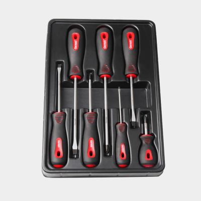 China Repairing Tools Screwdriver Rubber Handle 7PCS Power Screwdriver Set With Magnetic Head For Household Professional Repair for sale