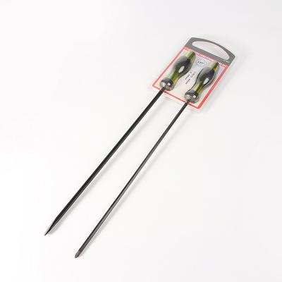 China Repair 2PC Extra Long Reach Shaft Screwdriver Set With Custom Logo Flat Phillips Tip And Plastic Handle for sale