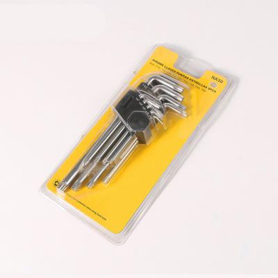 China QXTOOLS Quality Multi Functional Extra Long Spanner Set Hand Tool 9pcs Torx Key Set For Bike, Car Repair for sale