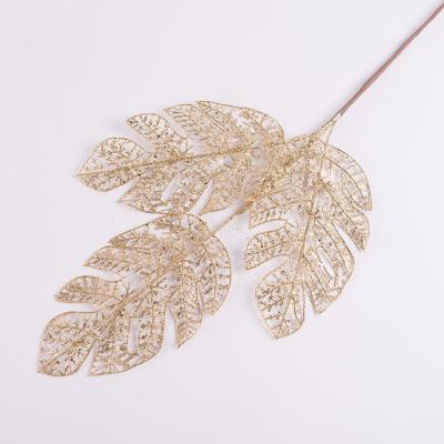 China Diy Accessory Suitable For Multi-scene Christmas Decorations Gifts Glitter Golden Branches for sale