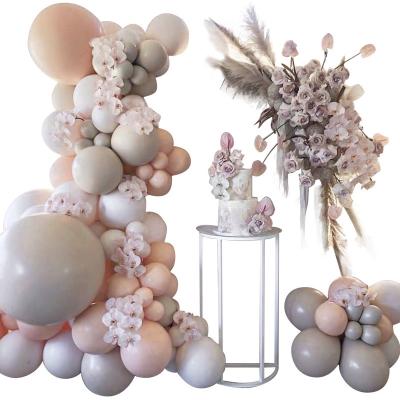 China Morandi latex balloon chain hot sale birthday party wedding decoration supplies macaron balloon set combination for sale