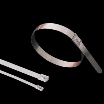 China Electrical Applications 304/316/201 Multifunctional Metal Material Cable Ties Manufacturers Stainless Steel Cable Tie Zip Tie for sale