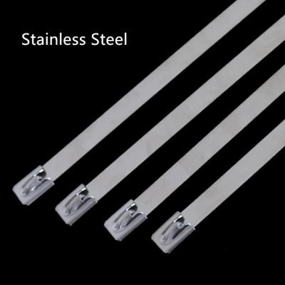 China Electrical Applications OEM/ODM 304/316/201 Buckle Mult Heavy Duty Type Customization Vintage Metal Cable Ties Zip Ties for sale