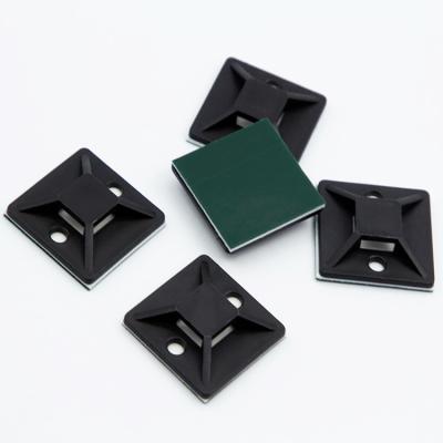 China Electrical Applications CF OEM / ODM Cable Tie Mounting Base Self Adhesive Tie Mount for sale