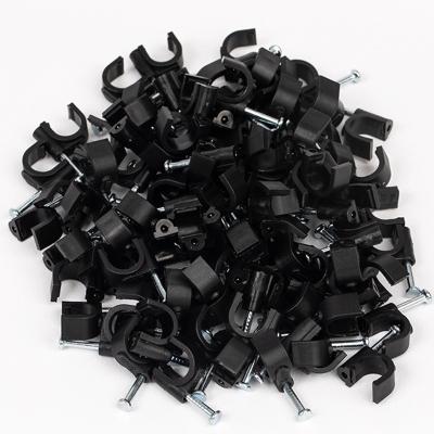 China CFZD Electrical Applications Good Insulation Anti-Aging Impact Resistance Circle Nail Cut Multi-type Pipe Plastic Cable Tie for sale