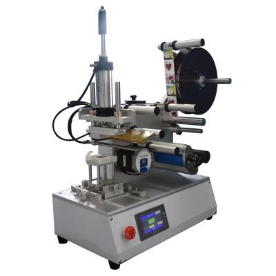 China Food Flat Bottles Flat Sticker Labeling Machine Semi Automatic Labeling Machine for sale