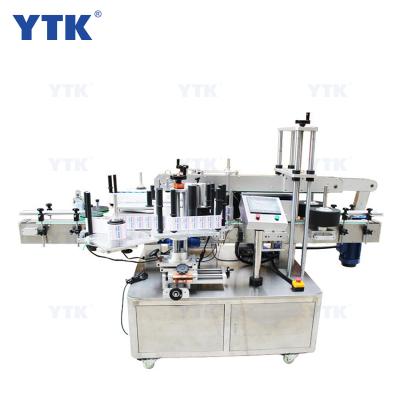 China Automatic Double Side Semi-automatic Food Sticker Gun Labeling Machine For Bottle Round Flat Machine for sale