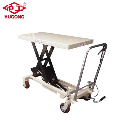 China Easy Operation Safety Convenience 650 Kg Hydraulic Hand Manual Scissor Lift Table for sale