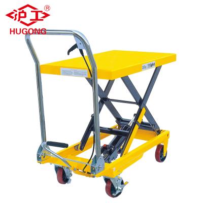 China Manual Hydraulic High Power Platform Lift Table Trolley for sale