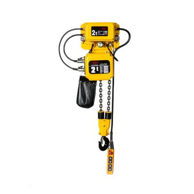 China Hotels 500kg harga hoist crane 1 ton 2 ton electric chain hoist for sale