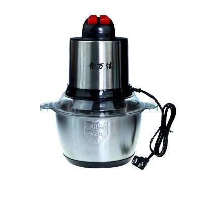 China High Quality Electric Meat Grinder Chopper Small Meat Grinder 2L 6L High Efficiency 304 Steel Chopper for sale