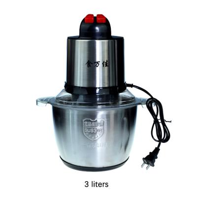 China High Efficiency Hot Selling Meat Chopper 3L Homemade Dual Speed ​​Electric Chopper for sale