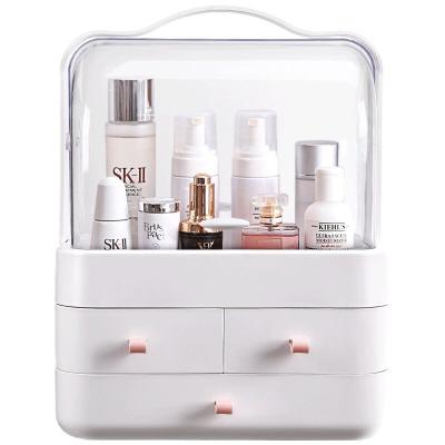 China Behind Doors/On Walls OEM/ODM Large Capacity Acceptable Plastic Makeup Storage Box Hot Selling Cosmetic Storage Box for sale