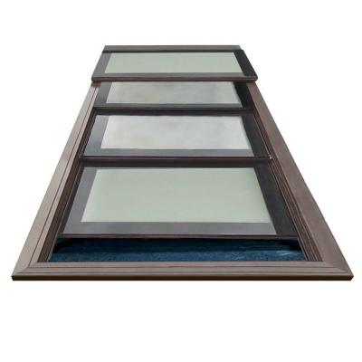 China High Quality Folding Screen Solarium Floor Skylight With Great Price For Swimming Pool Roof for sale