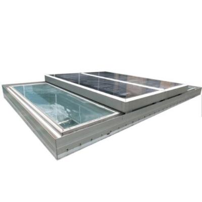 China Folding good quality sliding screen skylights with flat roof wingow great price for sale