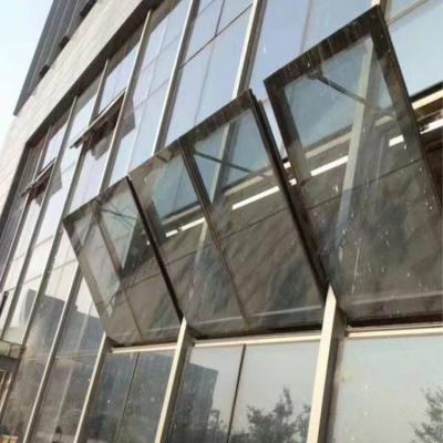 China 2020 New Electric Motorized Folding Screen Fire Smoke Exhaust Window Ventilated Lighting Skylight For School Building for sale