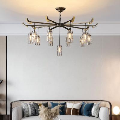 China Nordic Modern Luxury Crystal Hanging Lighting Indoor Dining Room Decoration G9 Chandelier for sale