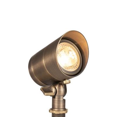 China Garden Integrated LED Brass Spot Light Antique Bronze Finish 5 Step Dimming Hot Sale In America Led Spot Light for sale