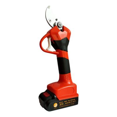 China Anti-skid Rechargeable Li-ion Battery Operated Cordless Electric Pruning Handle Powered Tree Prunner Cutting Scissor Pruner Shears for sale