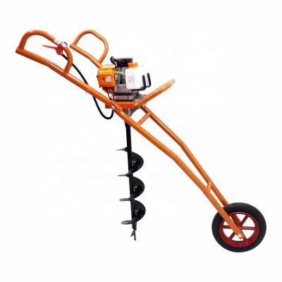 China Lightweight High Quality CE 72cc Ground Post Hole Auger Deep Digger Drill 300mm Earth Auger for sale