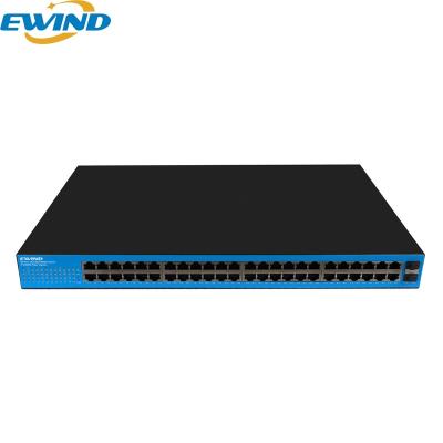 China Hot Selling IP Camera Ewind Unmanaged Switch Port 48 Gigabit PoE Network Equipment Switch 1000mbps for sale