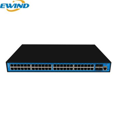 China High Quality Controlled IP Camera Gigabit Network Smart AI Poe Switch 48 Port For Home Network for sale