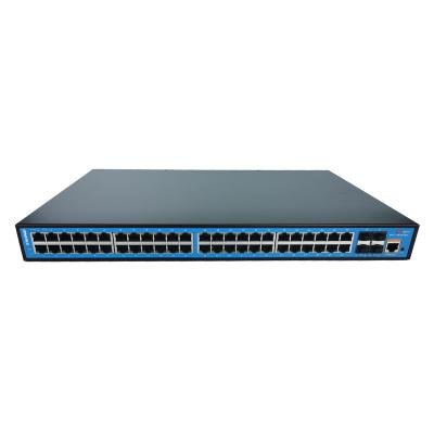 China IP Camera Layer 3 Smart 48*10/100/1000M RJ45 ports+4*10G SFP Fiber Port Managed 24 Port PoE Switches for sale