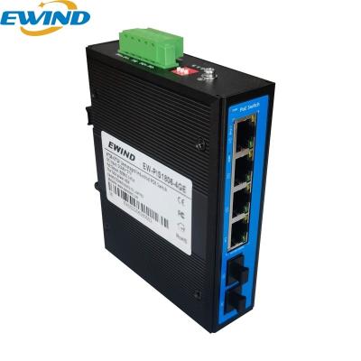 China Industrial IP Camera EW-PIS1706-4FE 4 Ports Network PoE Switch For Internet System for sale